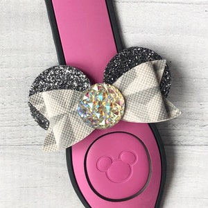 Spaceship Earth Ear Band Bow