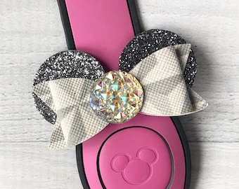 Spaceship Earth Ear Band Bow | Magic Band Bow