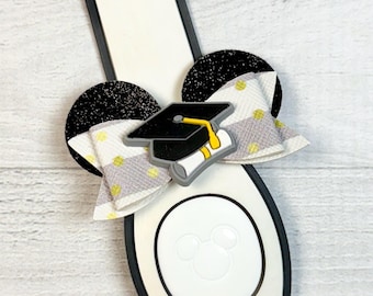 Classic Graduation Ear Band Bow | Magic Band Bow
