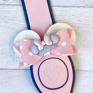 Pink Minnie Hat Ear Band Bow | Magic Band Bow