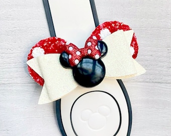 Mrs. Mouse Polka Dot Ear Band Bow | Magic Band Bow