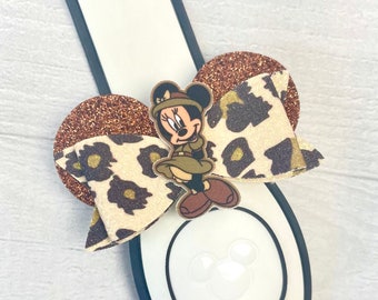 Safari Mouse Ear Band Bow | Magic Band Bow