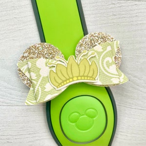 Frog Princess Crown Ear Band Bow | Magic Band Bow