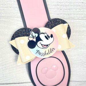 Pastell Passholder Schleife | Zauberhaftes Band Schleife