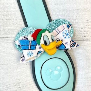 Holiday Duck Ear Band Bow | Magic Band Bow
