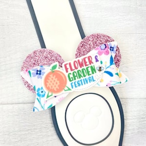 Flower and Garden Ear Band Bow