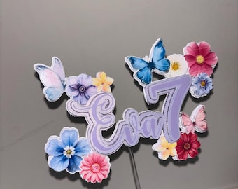 Decorazione per torta floreale
