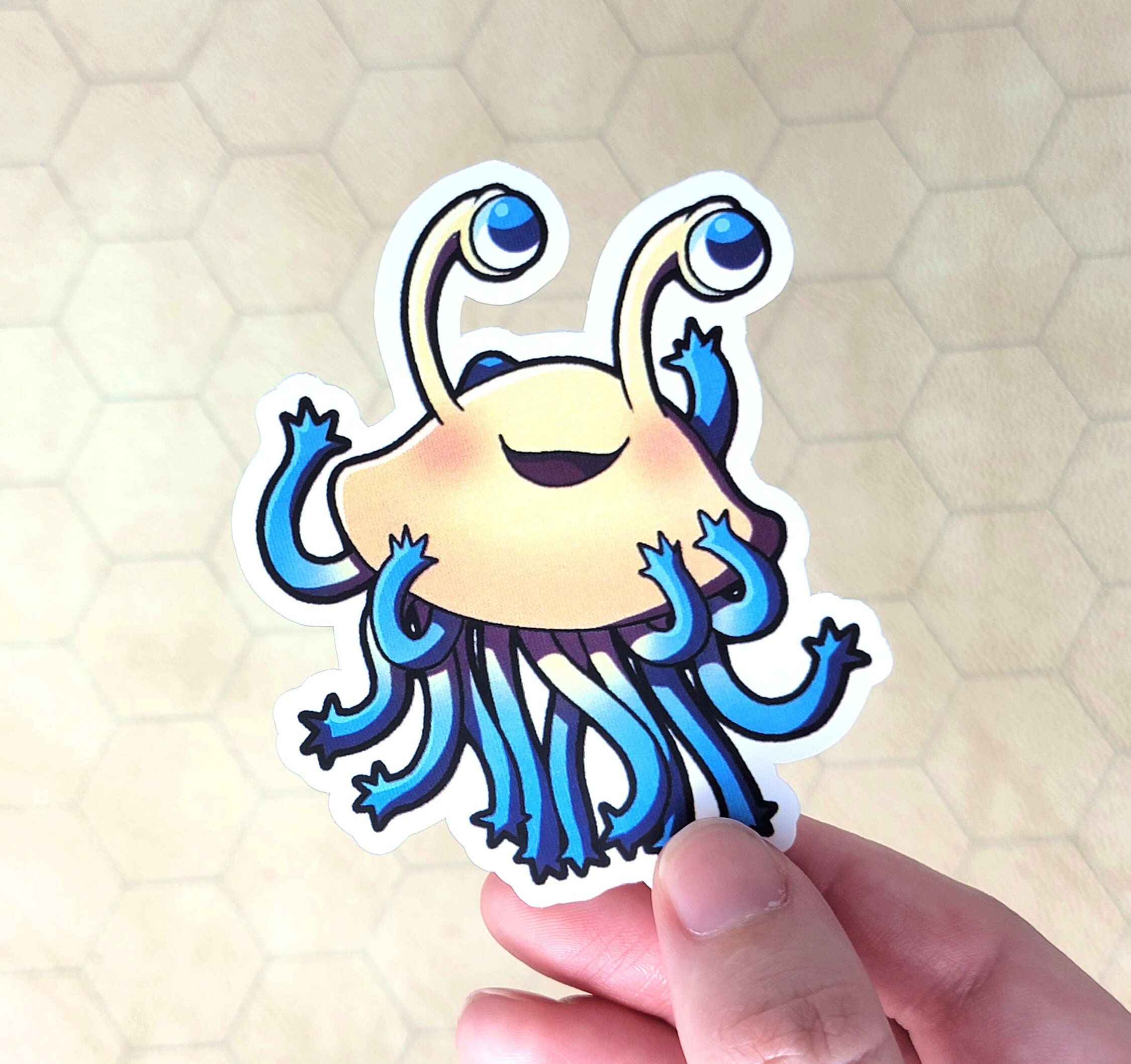 Flumph - Cute Dungeons and Dragons TTRPG 3 in Waterproof Vinyl Sticker ...