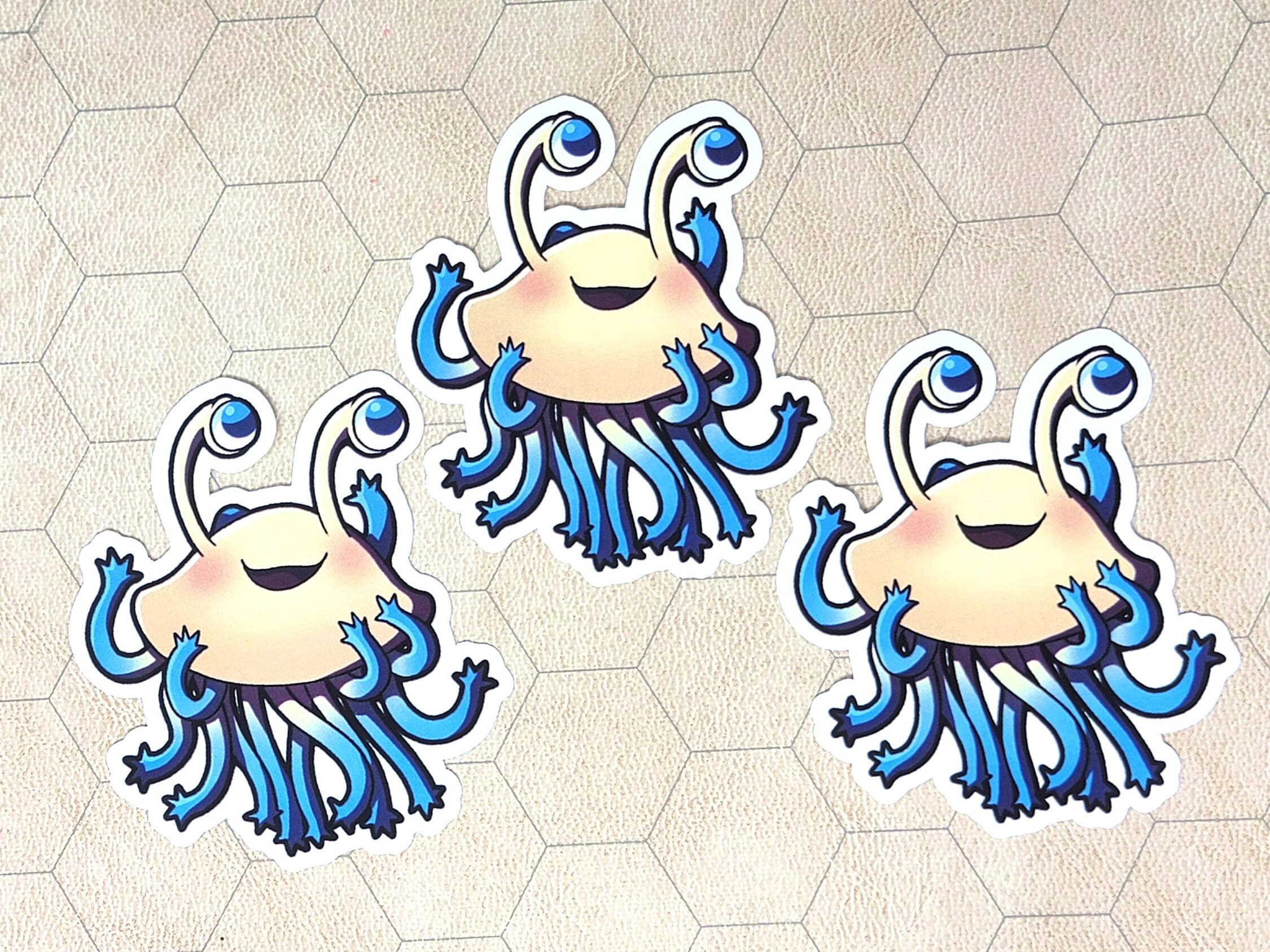 Flumph - Cute Dungeons and Dragons TTRPG 3 in Waterproof Vinyl Sticker ...