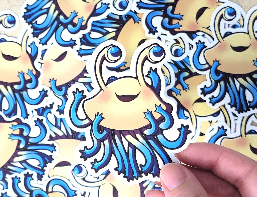 Flumph - Cute Dungeons and Dragons TTRPG 3 in Waterproof Vinyl Sticker ...