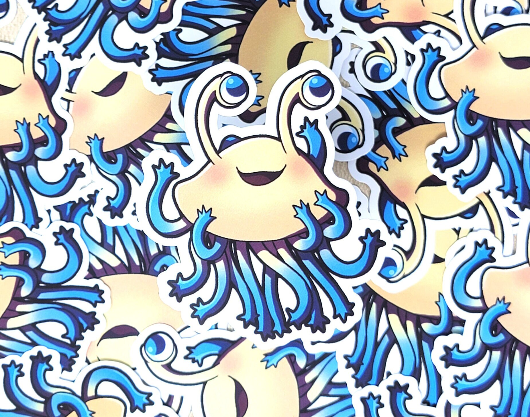 Flumph - Cute Dungeons and Dragons TTRPG 3 in Waterproof Vinyl Sticker ...