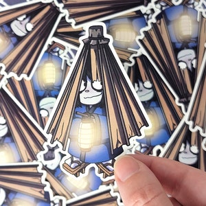 Amefurikozo - Cute Yokai 3 In Waterproof Vinyl Sticker