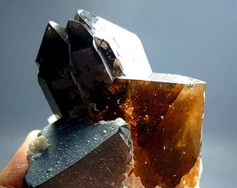 Natural Topaz Crystal with Smoky Quartz - Pakistan Origin (223 Gram)
