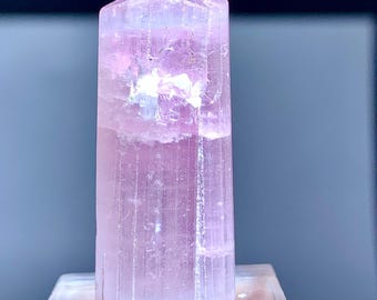 Twin Double Terminated Candy Pink Tourmaline Crystal From Afghanistan - 50 Carat