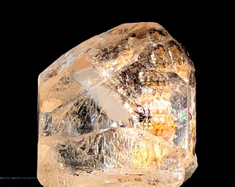 Natural Topaz Crystal with Tourmaline Inclusions - Pakistan (16 Gram)