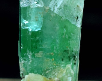 67 Gram Kunzite Crystal with Smoky Quartz From Afghanistan ~ 57*39*22 mm