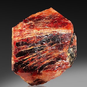 Red Zircon Crystal, Zircon Stone, Red Zirconia, Zircon Gemstone, Raw Gemstone, Mineral Specimen, 326 Gram