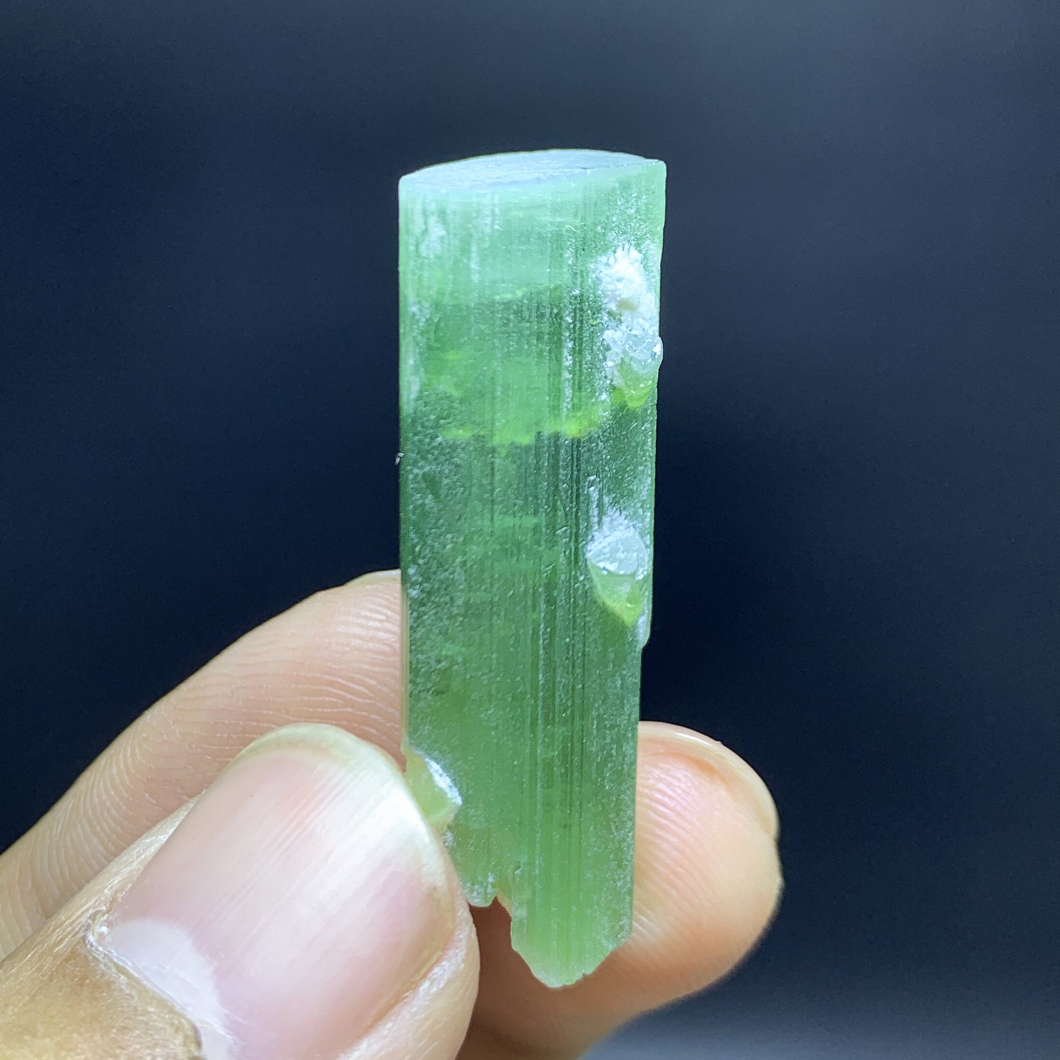 FuraFura2525 ページPt900Green Tourmaline Authentic PT900 Flower Tourmaline Ring 0.02CT #260-006-806