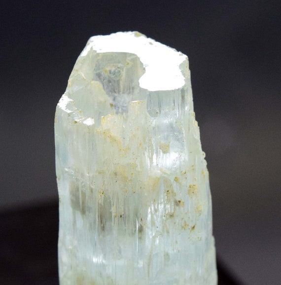 天然アクアマリン水晶ポイント：31グラム、パキスタン・スカルドゥ