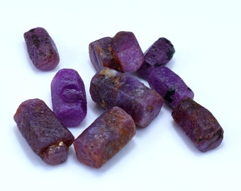 Ruby , Record Keeper Ruby Crystals Parcel - 38.92 Gram ~ 9 Pcs
