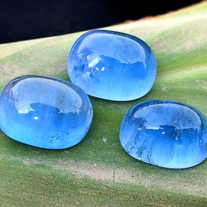 SUPERFINDINGS 40 Stück Cabochon Steine - 10 Farben Oval 14x10mm Für DIY Schmuck