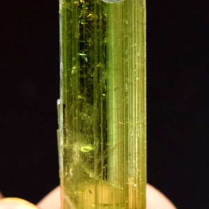 33*6*5 mm Tourmaline Crystal Terminated And Undamaged Bi Color Tourmaline Crystal From Afghanistan 10.30 Carats