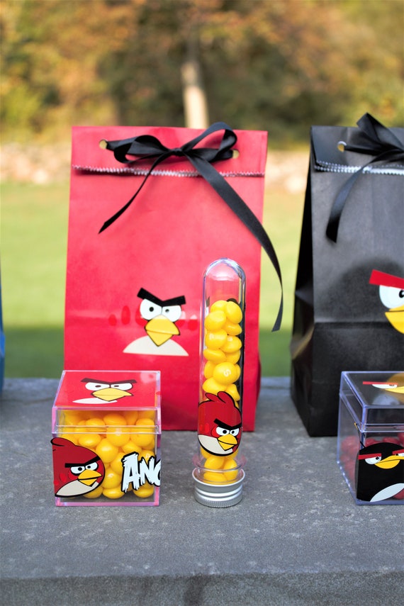 Angry Birds Gumball Angry Birds Birthday Angry Birds Party Etsy - red bird in a bag angry birds roblox