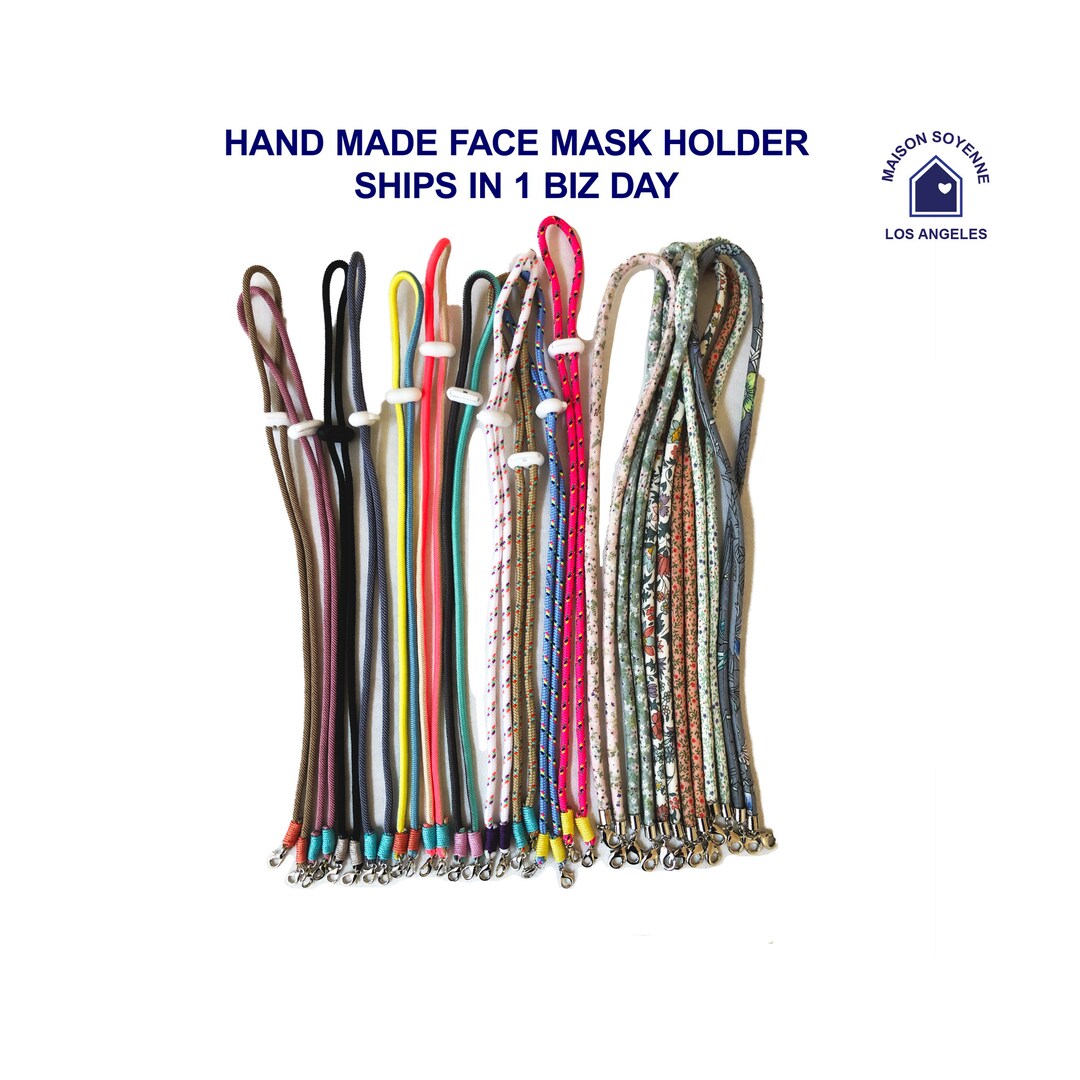Face Mask Necklace Face Mask Straps Face Mask Lanyard Etsy
