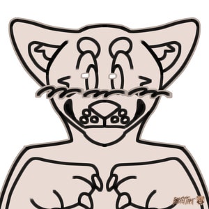 Canine Icon Base - Adoptables Dog Furry Fursona Ref P2U PNG PSD Fursuit