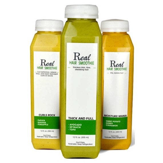 Natural Hair Conditioner Hair Treatment Hair Smoothie Combo Etsy