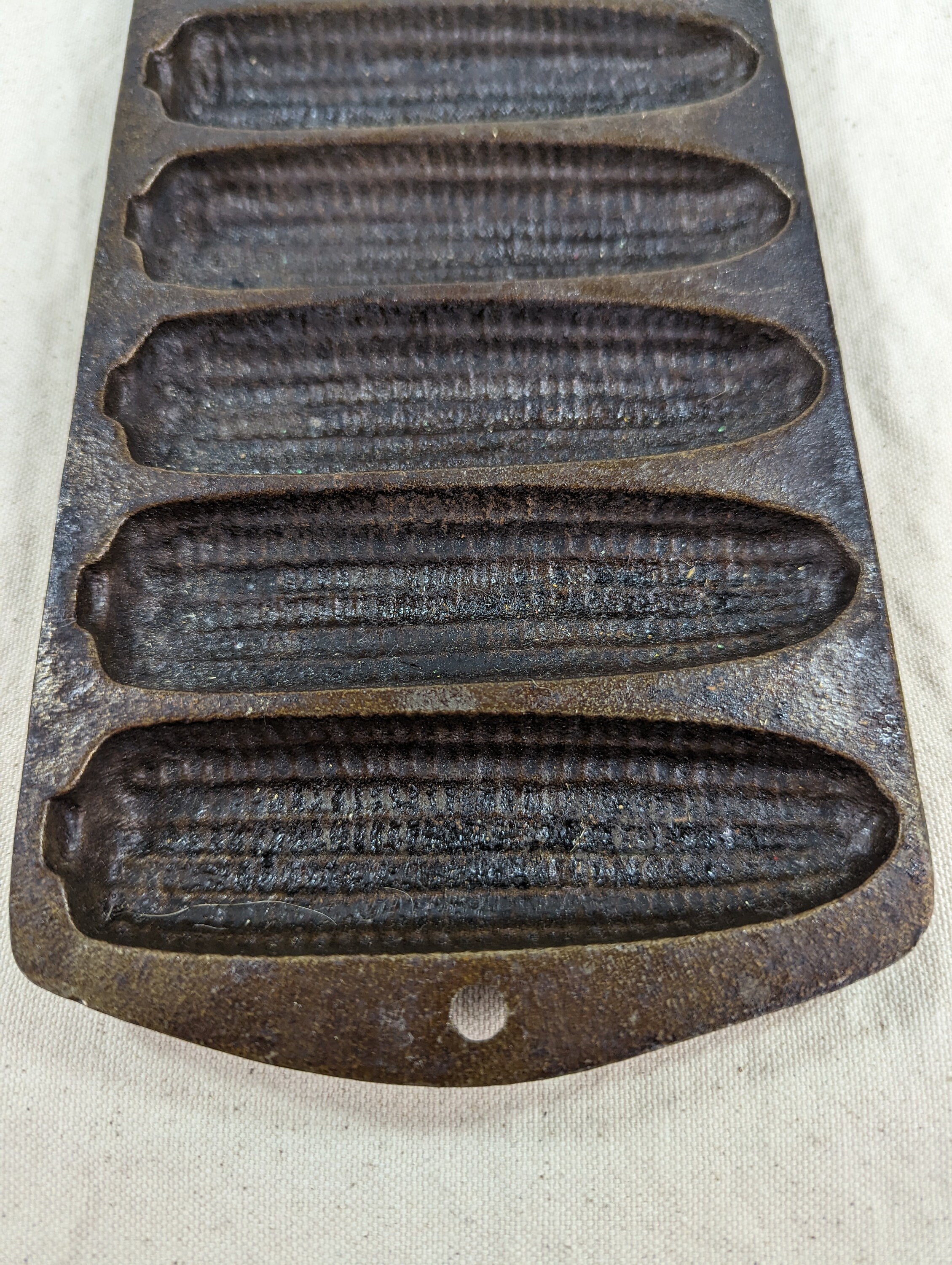 Vintage CAST IRON CORNBREAD STICK PAN~ 7 COBS # 78 26