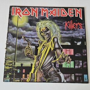 Iron Maiden – Killers - EX LP record - 1981 Canada print - Harvest Records- ST-12141 - Heavy Metal Vintage album - Vinyl music 80s - rocker