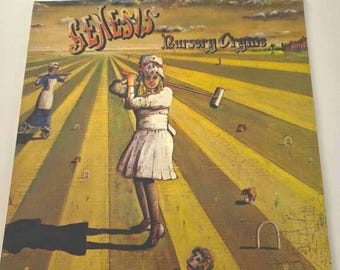 Genesis – Nursery Cryme - EX - Lp records - 9211-1052 - Charisma records - 1977 Canada records - Rock LP album - Rock album vinyl
