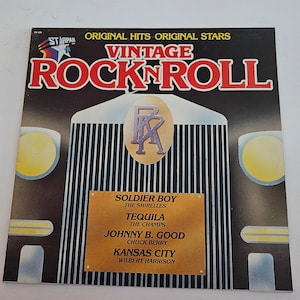 Various – Vintage Rock N Roll- EX -  Lp records - SK-123 - Starpak Records - 1979 Canada record - Classic rock- Rock and Roll music album