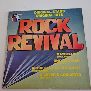 Various – Rock Revival - unofficial - EX - Lp records - SK 145 - Starpak Records - 1979 Canada record - Classic Rock album  vinyl album