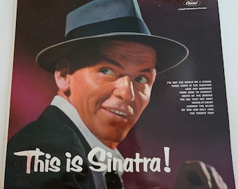 Frank Sinatra – This Is Sinatra! Rare Canada yellow print - EX -  Lp records - M-11883 - Capitol Records - 1979 Canada record - Swing record