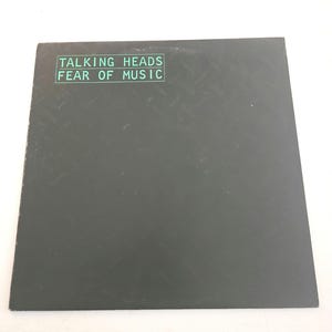 Talking Heads – Fear Of Music - EX - Lp records - QSR 6076 - Sire Records  - 1979 Canada records - Rock album LP - rock vinyl Alt rock music