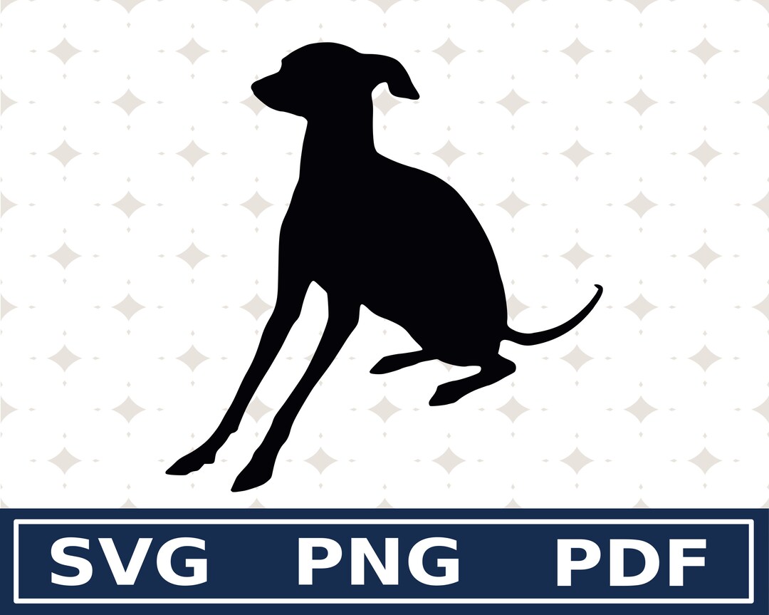 Dog SVG DXF PNG Vector Clipart Design Cricut Silhouette Cut File for ...