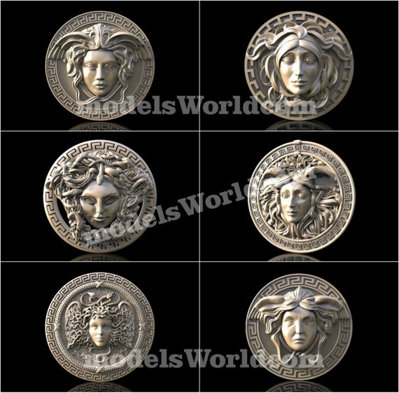 6 3d Stl Models For Cnc Router Engraver Carving Machine Etsy