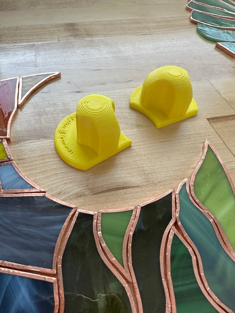 Grinder Cookie Stained Glass Finger Saver Puck Set Etsy