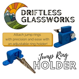 Jump Ring Holder Stained Glass Tool  (qty 1) Jewelry and Beading Wire Holder