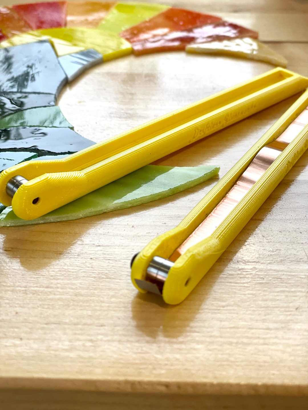 Hand Foiler 1/4 for Stained Glass Copper Foiling Tool. Etsy UK