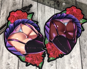 Anime Rose Butt Vinyl Aufkleber Aufkleber Laptop wasserfest