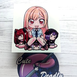 Marin Dress UP Darling Cute Anime decal Peaker UV resistant waterproof