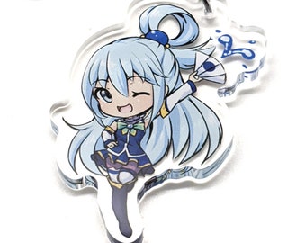 Aqua anime key chain