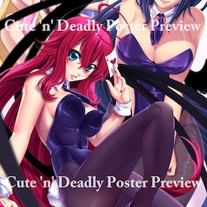 Middelbare school DXD Poster Rias Akeno