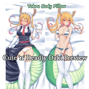 Tohru Anime Dragon Maid Body Pillow Dakimakura
