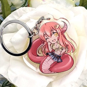 Miia Monster Musume Monster Girl Lamia Anime Keychain