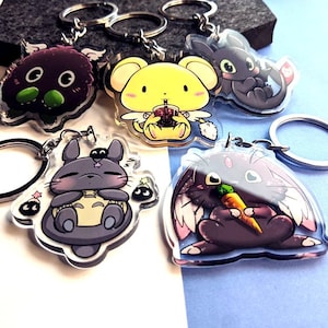 Cute Adorable Anime Mascot Keychains