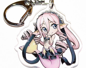 Mero Mermaid Keychain, doppelseitiger Schlüsselring